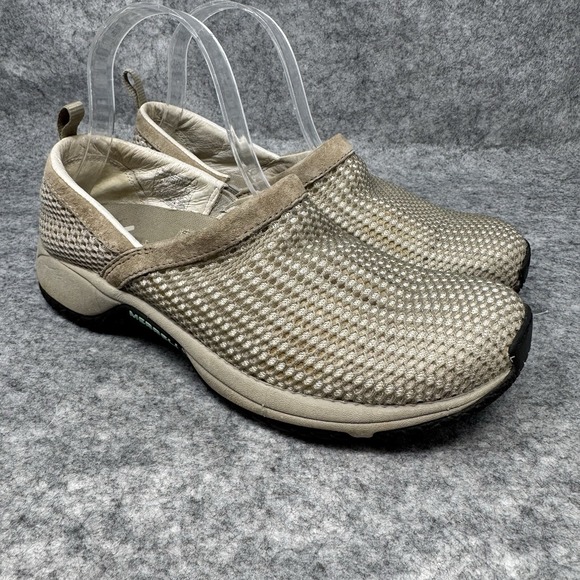 Merrell Encore Adams Breeze Slip On Shoes Womens Size 8 Taupe Outdoor Sneakers - Picture 1 of 10